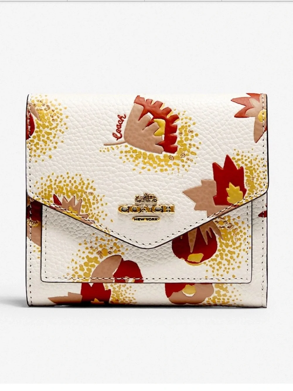Coach Small Wallet With Floral Print
